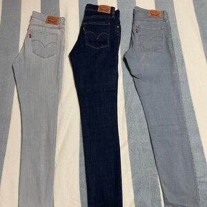 Women’s Levi's Denim Jeans Trio